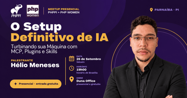 Imagem do evento Meetup: O Setup Definitivo de IA: Turbinando sua Máquina com MCP, Plugins e Skills