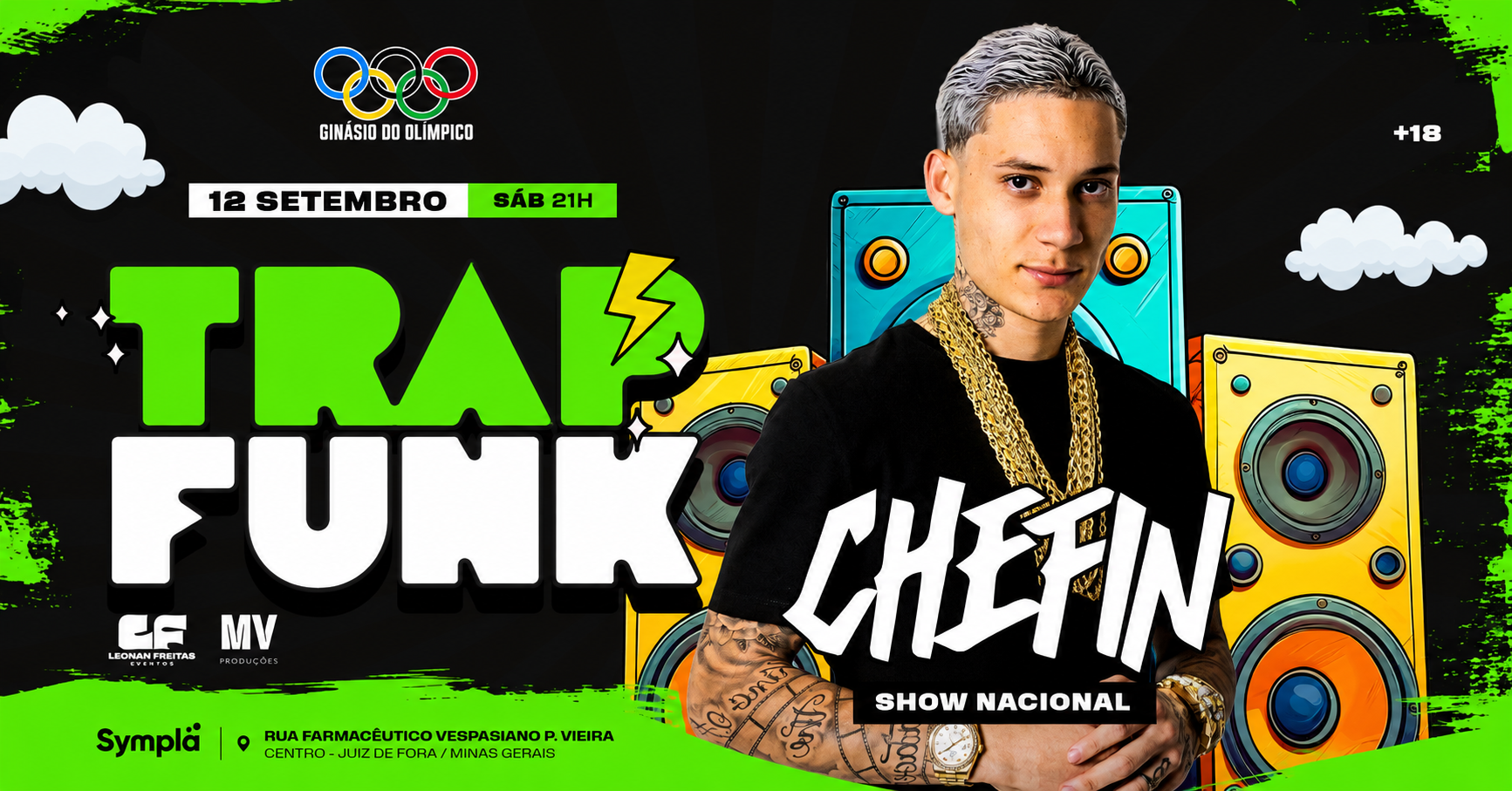 TRAP FUNK / CHEFIN ( Show Nacional ) + PAGODE DO HIEL + 8 ATRAÇÕES