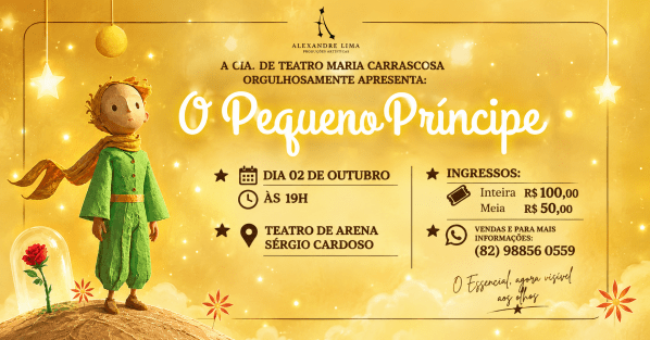 Imagem do evento O Pequeno Príncipe - NOVA APRESENTAÇÃO