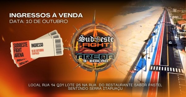 Imagem do evento Sudoeste Fight Arena - 9ª Edição