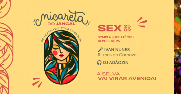 Imagem do evento MICARETA DO JÂNGAL - 4ª EDIÇÃO *25/09