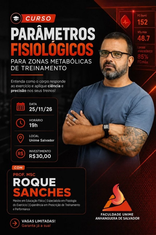 Imagem do evento Parâmetros Fisiológicos para zonas metabólicas de treinamento