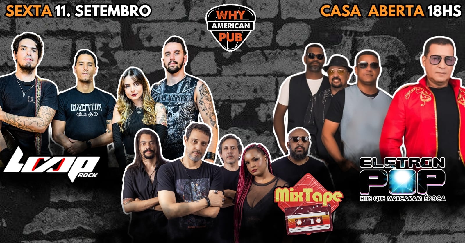 SEXTA WHY 11/09 - LOOP ROCK + MIXTAPE + ELETRONPOP!