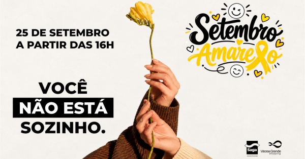 Imagem do evento Palestra Setembro Amarelo - 25 de setembro