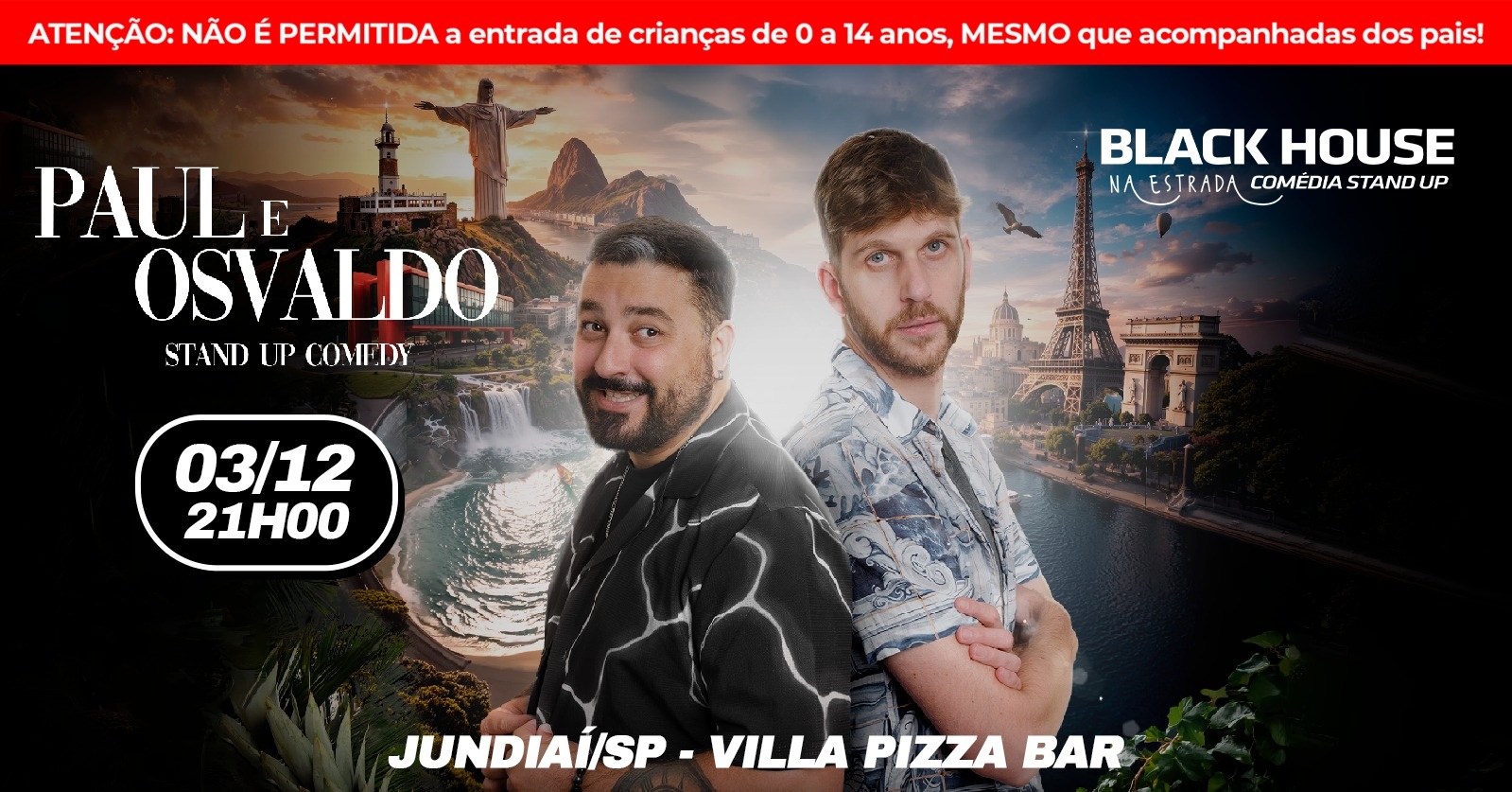 PAUL E OSVALDO em JUNDIAÍ - Stand up Comedy