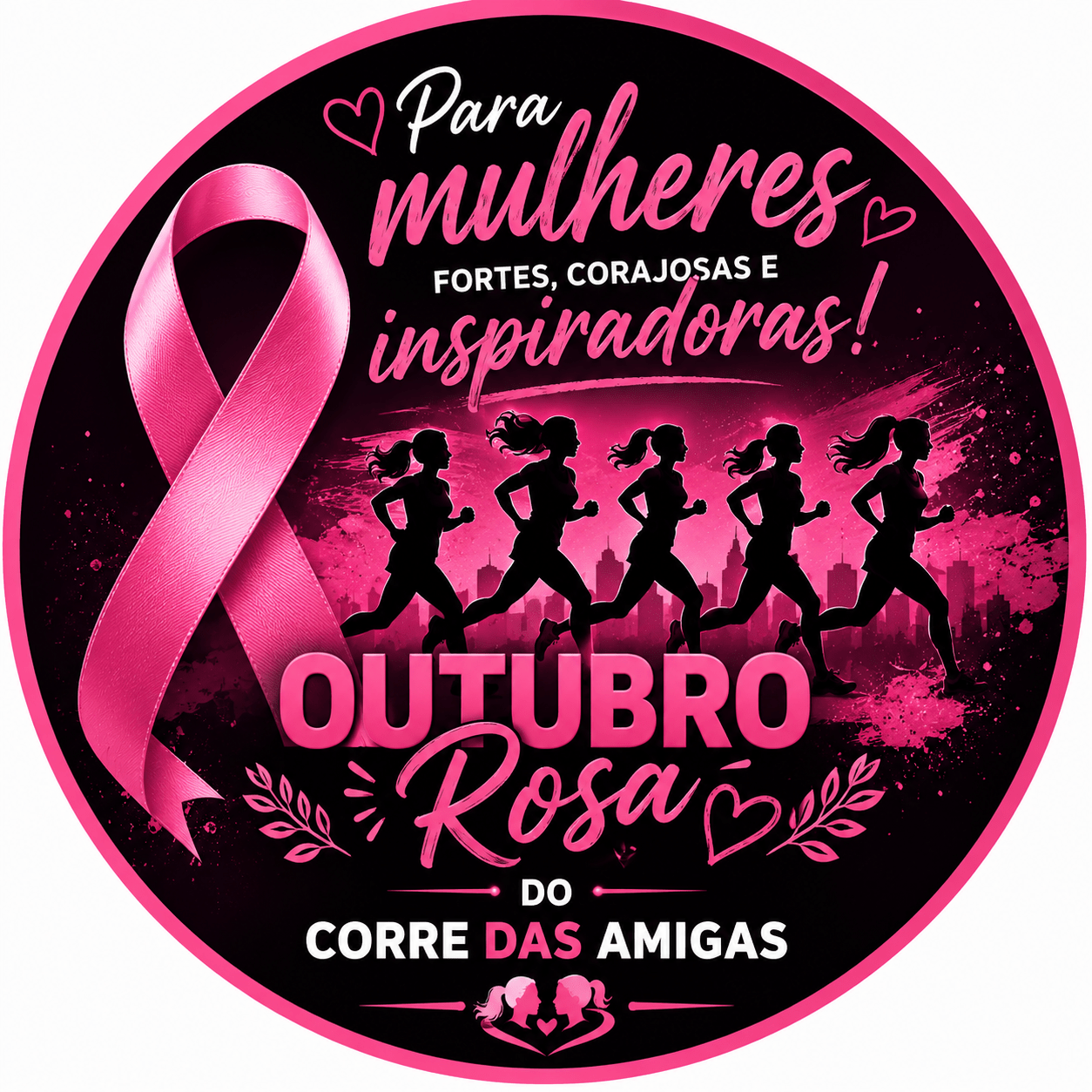 Outubro rosa do Corre das Amigas