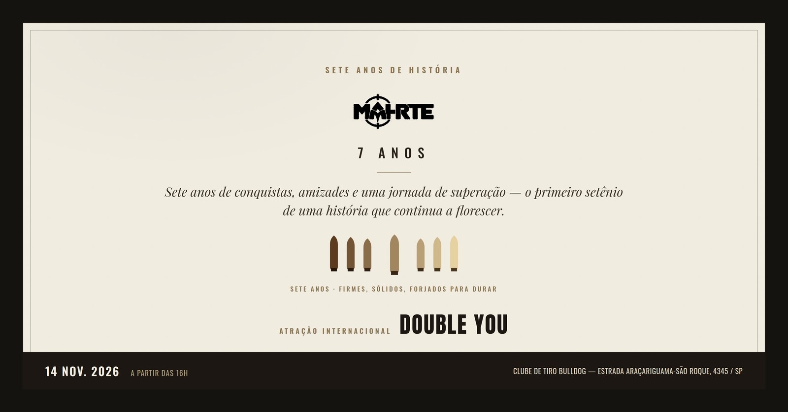 MAHRTE 7 ANOS UMA NOITE PARA FAZER HISTÓRIA