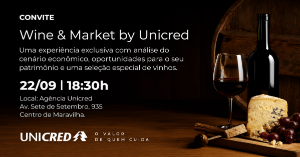 Imagem do evento Wine & Market by Unicred