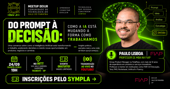 Imagem do evento Meetup Setembro - IA