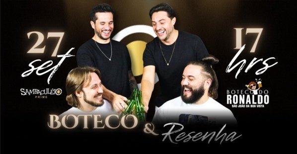 Imagem do evento BOTECO E RESENHA - Sambaculejo no Boteco do Ronaldo