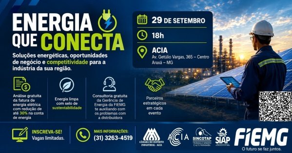 Imagem do evento Energia que Conecta Araxá