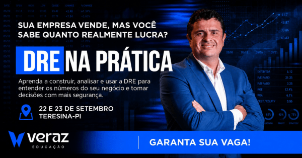 Imagem do evento DRE NA PRÁTICA: Aprenda a montar uma DRE e interpretar!