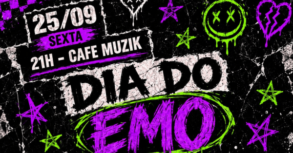 Imagem do evento DIA DO EMO - DISK + DJ IVOW - (25/09) - MUZIK