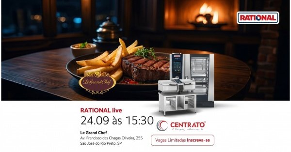 Imagem do evento DEMONSTRAÇÃO DE EQUIPAMENTOS RATIONAL - SÃO JOSÉ DO RIO PRETO