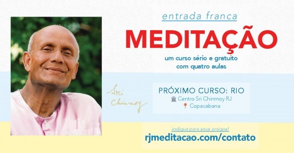 Imagem do evento Curso de meditação gratuito e presencial RJ e Niterói - turmas novas todos os meses