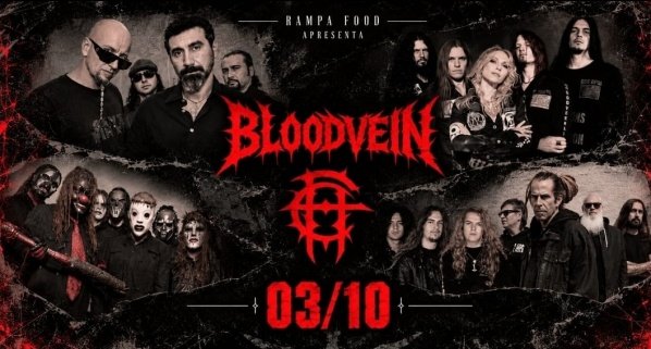 Imagem do evento Show Bloodvein (03/10 no Rampa Food)