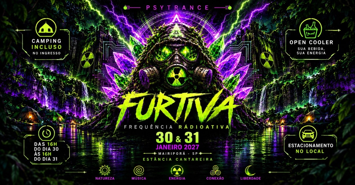 Capa do evento: FURTIVA FREQUÊNCIA RÁDIOATIVA