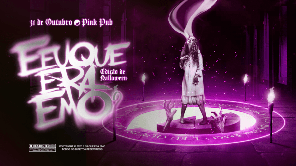 Imagem do evento E eu que era Emo? HallowEmo - Florianópoilis | Pink Pub
