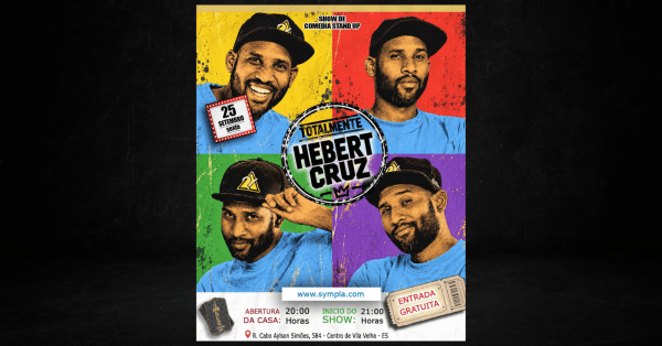 Imagem do evento Hebert Cruz - THC  - INGRESSOS GRATUITOS - Sexta 25 de Setembro às 21:00 - Joker Comedy Bar VV