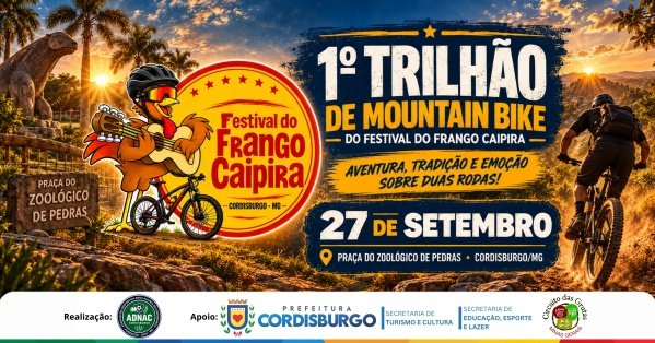 Imagem do evento 1° TRILHÃO DE MOUNTAIN BIKE - DO FESTIVAL DO FRANGO