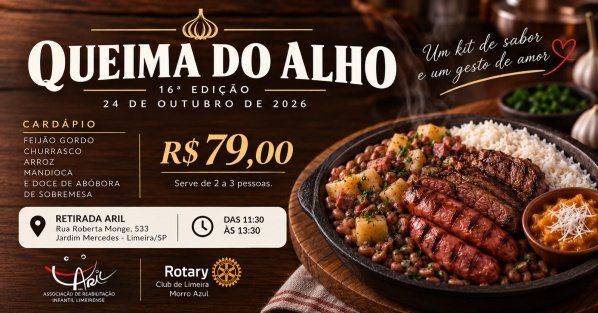 Imagem do evento 16ª Queima do Alho de Limeira - Kit para Retirada