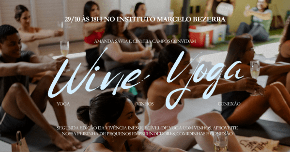 Imagem do evento Wine Yoga Teresina 2.0 | Night Edition