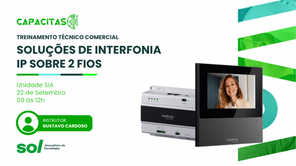 Imagem do evento Soluções de Interfonia IP sobre 2 Fios - SIA