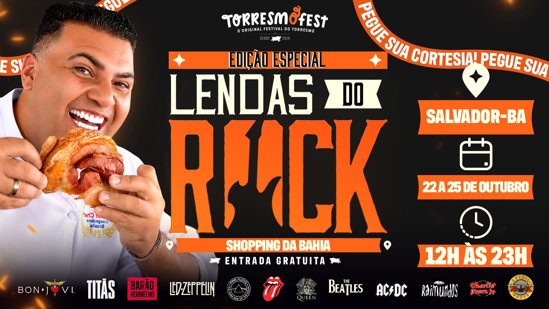 Imagem da fonte — TorresmoFest Salvador - BA - O Original Festival do Torresmo
