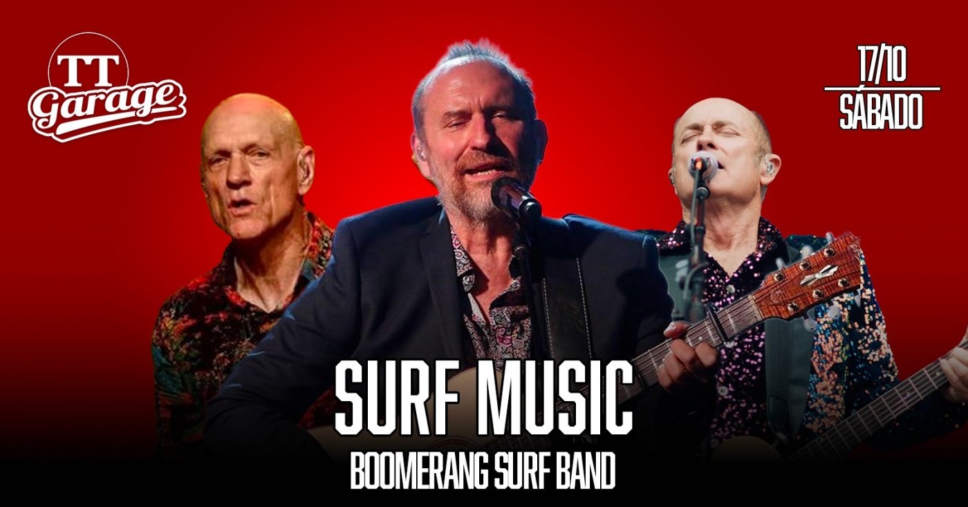 Source image — O melhor do Surf Music com a banda Boomerang Surf Band - Sábado - 17/10