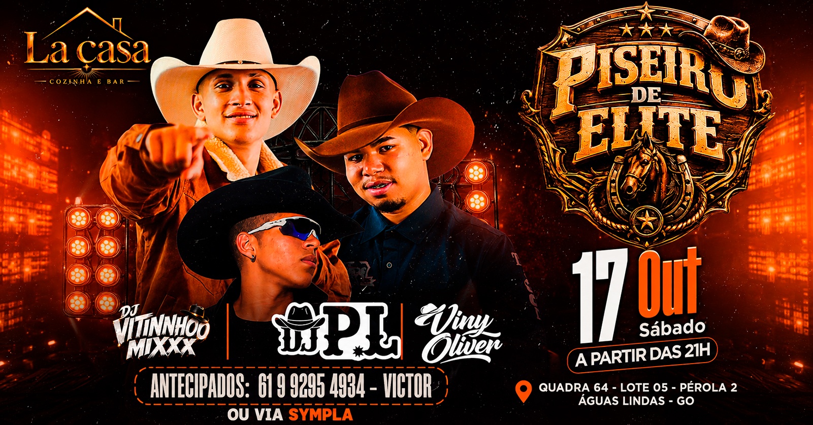 PISEIRO DE ELITE - SEGUNDA EDIÇÃO - 17/10 - SÁBADO - Águas Lindas de Goiás, GO