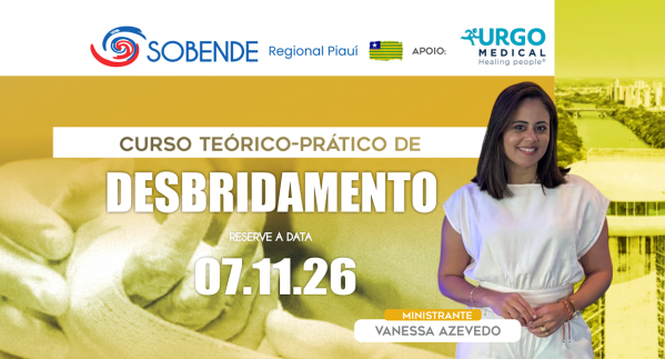 Imagem do evento Curso Teórico-Prático de Desbridamento - SOBENDE RIO GRANDO DO NORTE
