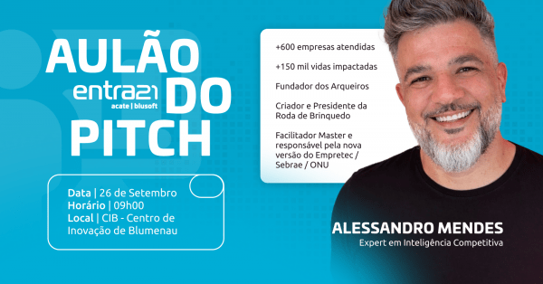 Imagem do evento Aulão do Pitch - Entra21