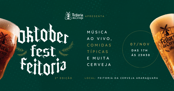 Imagem do evento OktoberFest Feitoria 2ª Edição