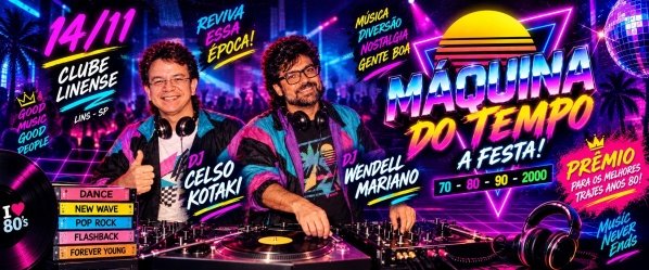 Imagem do evento MÁQUINA DO TEMPO - FOREVER YOUNG