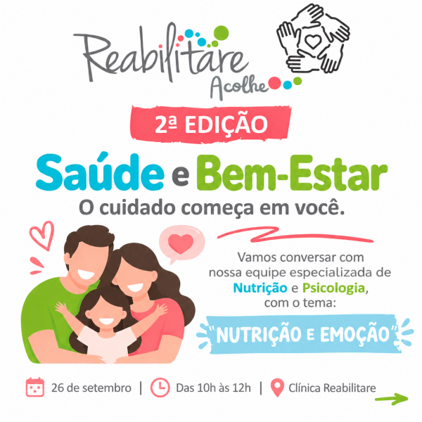 Imagem do evento Reabilitare Acolhe - Saúde e bem-estar