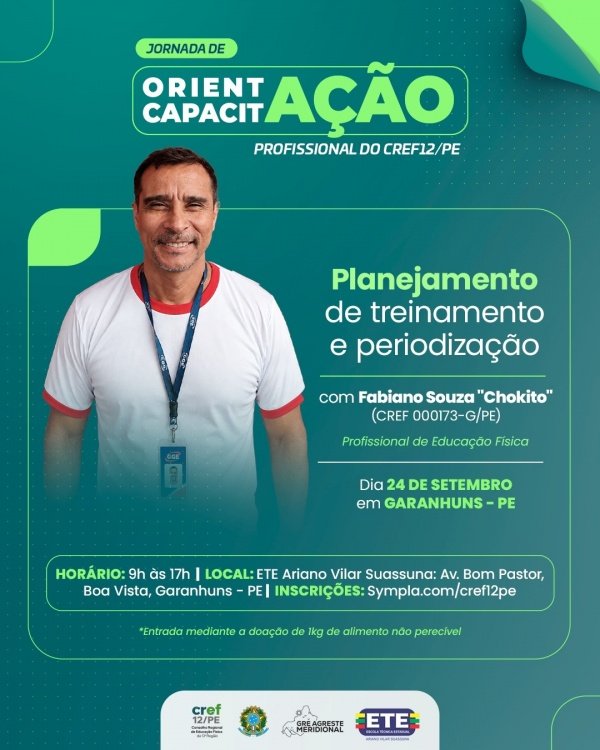 Imagem do evento Planejamento de treinamento e periodização