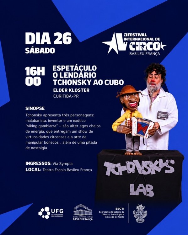 Imagem do evento O LENDÁRIO TCHONSKY AO CUBO
