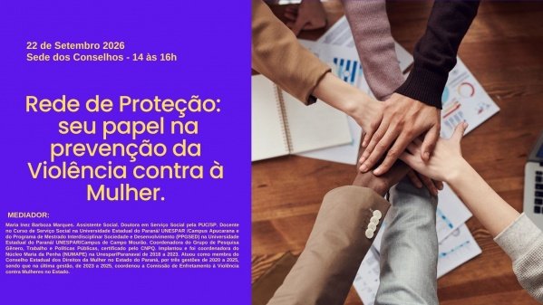 Imagem do evento Rede de Proteção: Seu papel na prevenção da Violência contra à Mulher