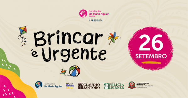 Imagem do evento SOMOS ARTE FLMA 2026 | Dança - Brincar é Urgente | 26/09