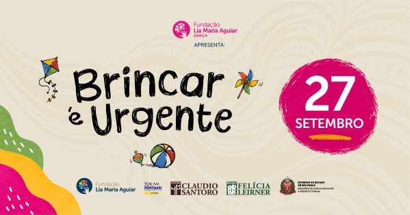 Imagem do evento SOMOS ARTE FLMA 2026 | Dança - Brincar é Urgente | 27/09