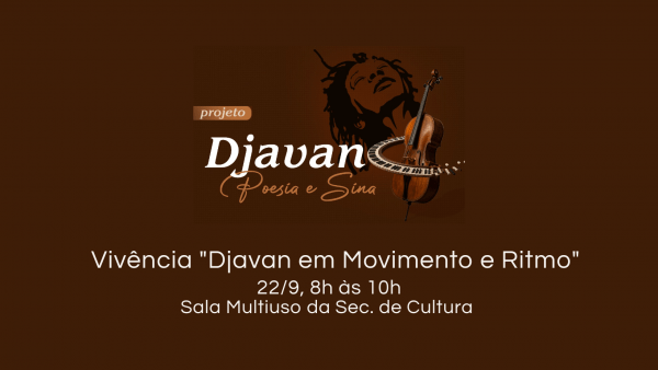 Imagem do evento Vivência Djavan em Movimento e Ritmo