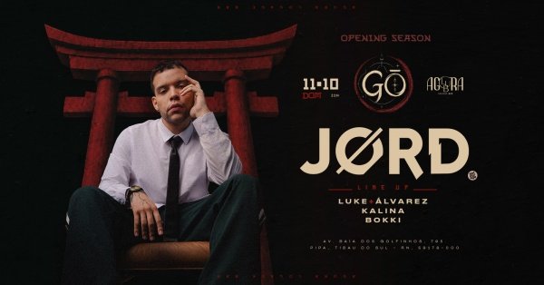 Imagem do evento 11/10 | JØRD Opening Season | Agora Club