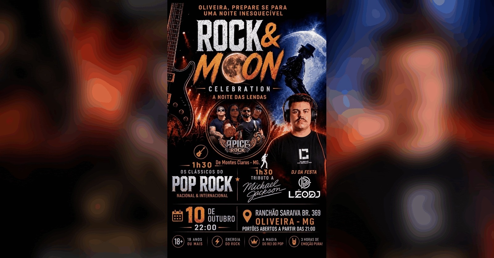 Rock Moon Celebration - A Noite das Lendas - Oliveira, MG