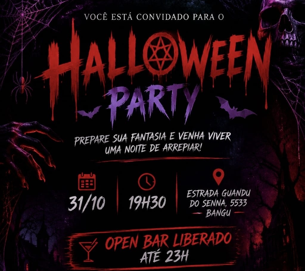 Halloween 31/10 - Rio de Janeiro, RJ