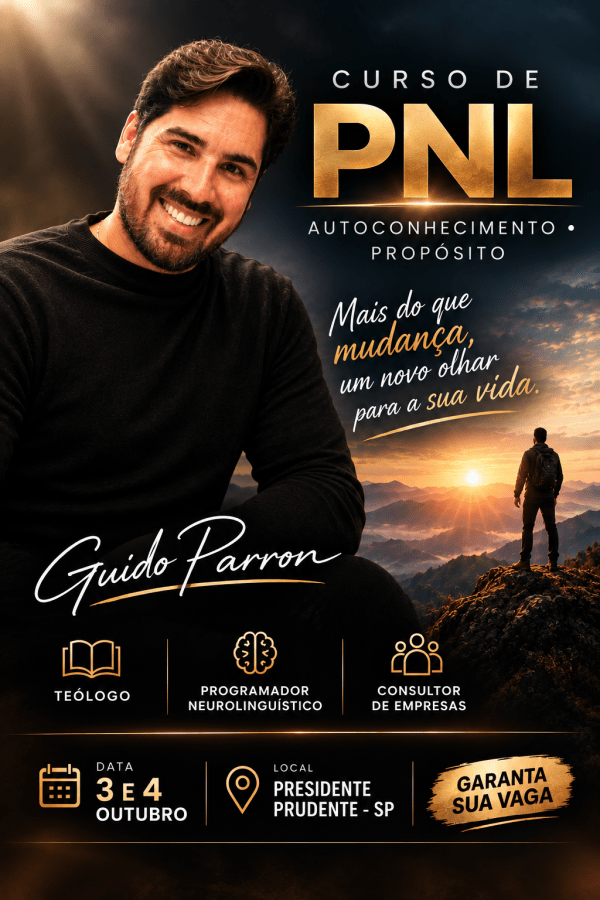 Imagem do evento CURSO DE PNL ( AUTOCONHECIMENTO E PROPÓSITO)