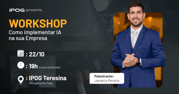 Imagem do evento WORKSHOP: Como implementar IA na sua Empresa
