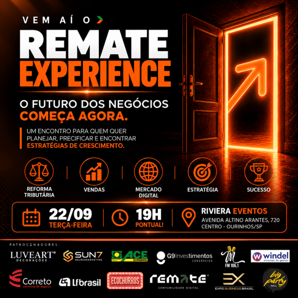 Imagem do evento REMATE EXPERIENCE