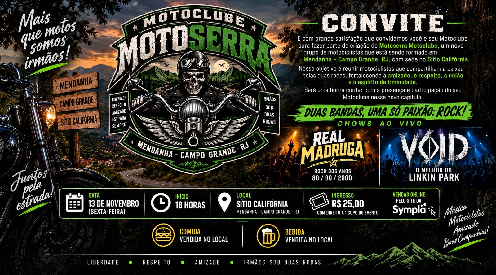 MotoSerra Motoclube Inauguração - Rio de Janeiro, RJ