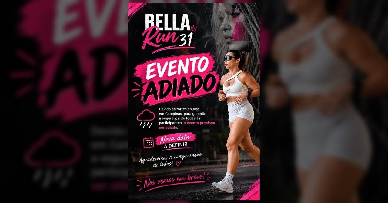 Corrida Bella Run 3.1 em Campinas, SP