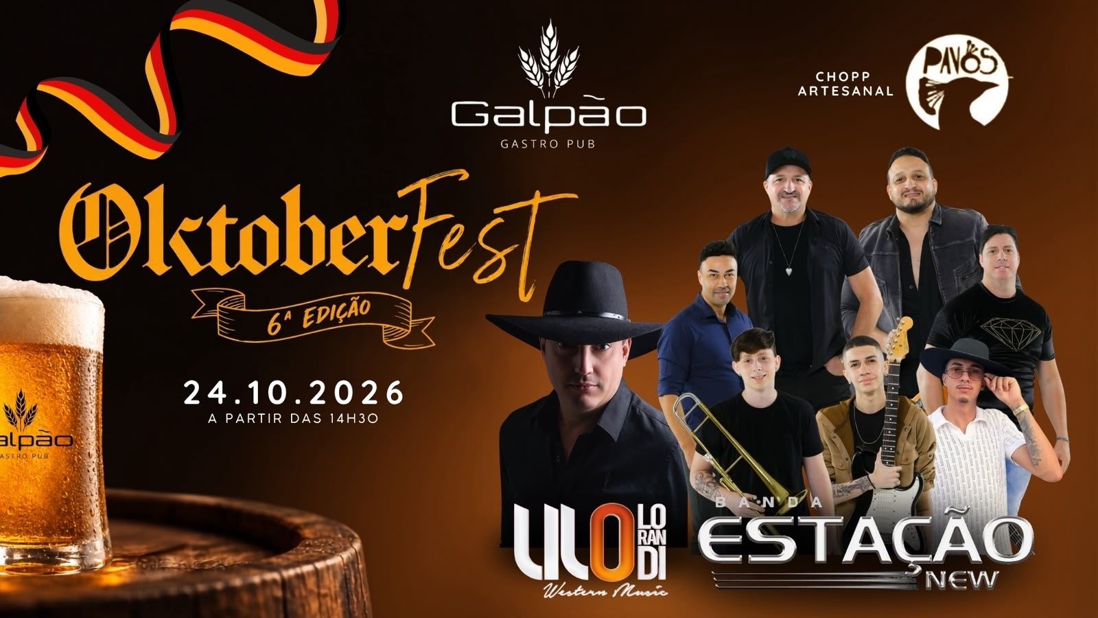Oktoberfest 6ª-2026 - Caxias do Sul, RS